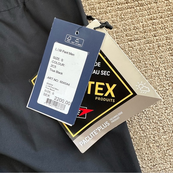 Haglöfs L.I.M Pant, Men, Small, True Black NWT - Picture 10 of 11